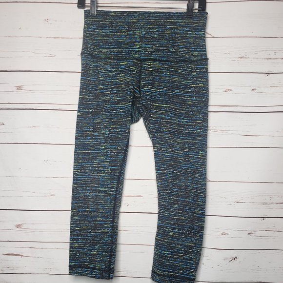 lululemon athletica Pants - Lululemon Wunder Under Space Dye Crop Leggings
